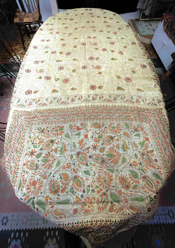 週末限定直輸入♪ 超希少 インド カンタ刺繍サリー BL - 通販 - 1ashirt.de